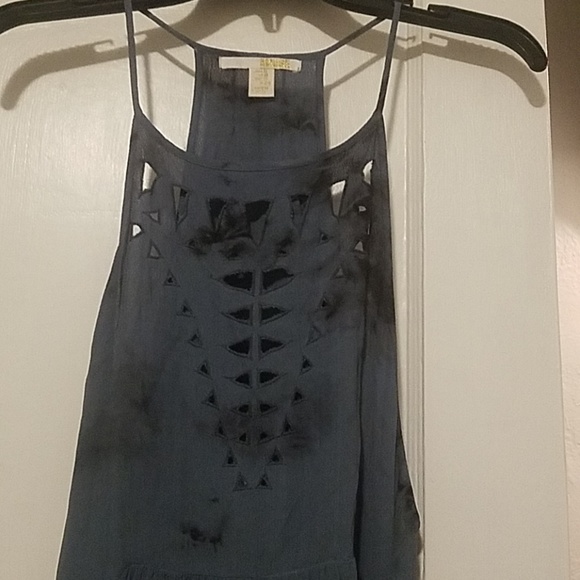 Periwinkle blue and black dress by Amuse Spciety - Picture 2 of 4